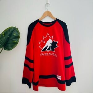 NHL | Team Canada NHL Hockey Jersey Red & Black Unisex Size Small